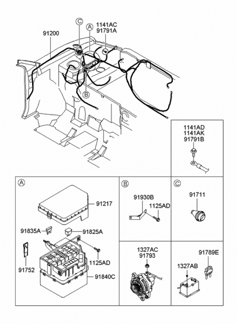 ACCENT ENGINE WIRING