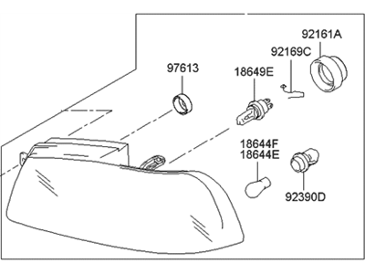 Accent Lamp Assy-Head, Right H