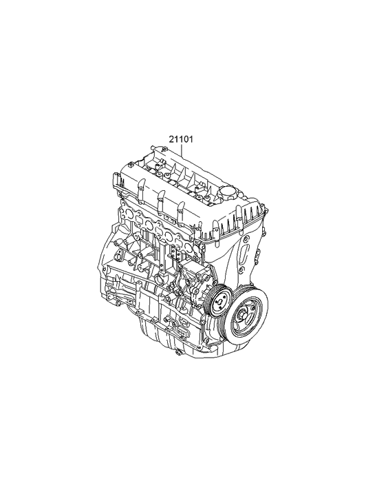 Hyundai Tucson Engine  2.4L Theta 2