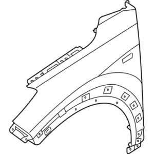 66321 Hyundai Tucson Panel-Fender Right H