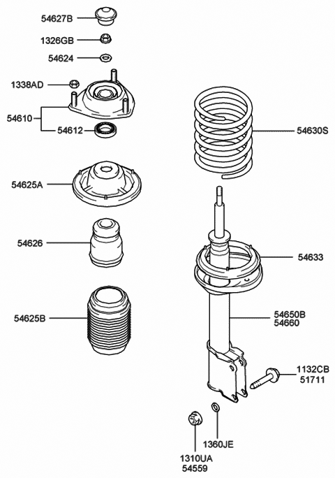 FULL FRONT SPRING & STRUT