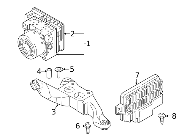 ABS Control Unit - BMW