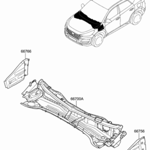 Hyundai Tucson cowl Panel 2020