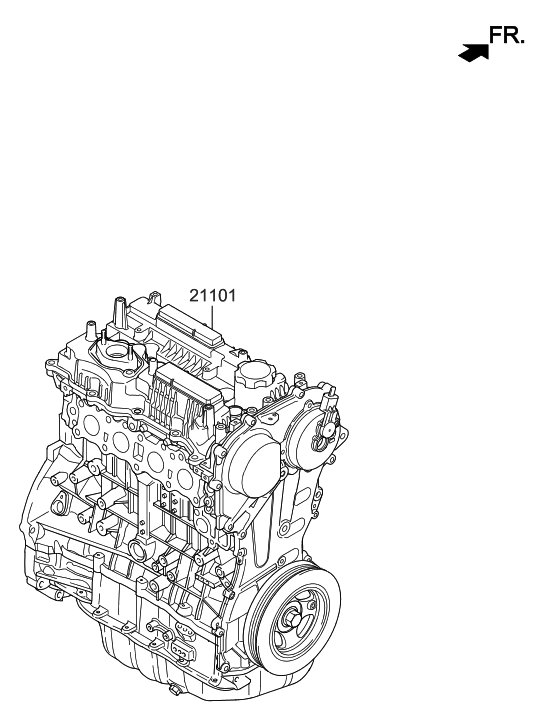 Hyundai Santa Fe Engine 2.4L Theta 2