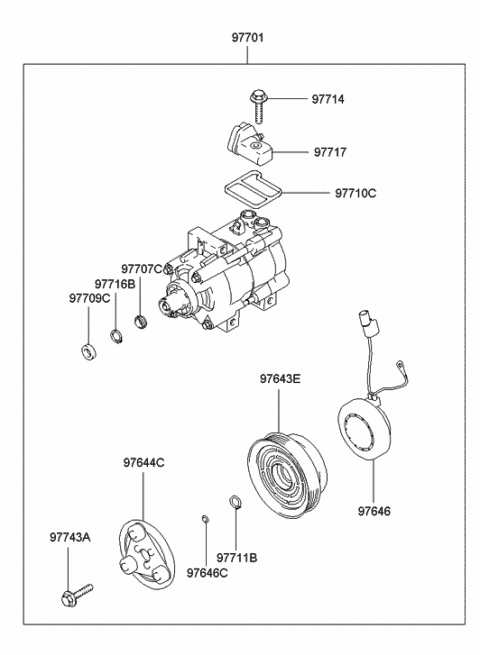 A/C SYSTEM-COMPRESSOR